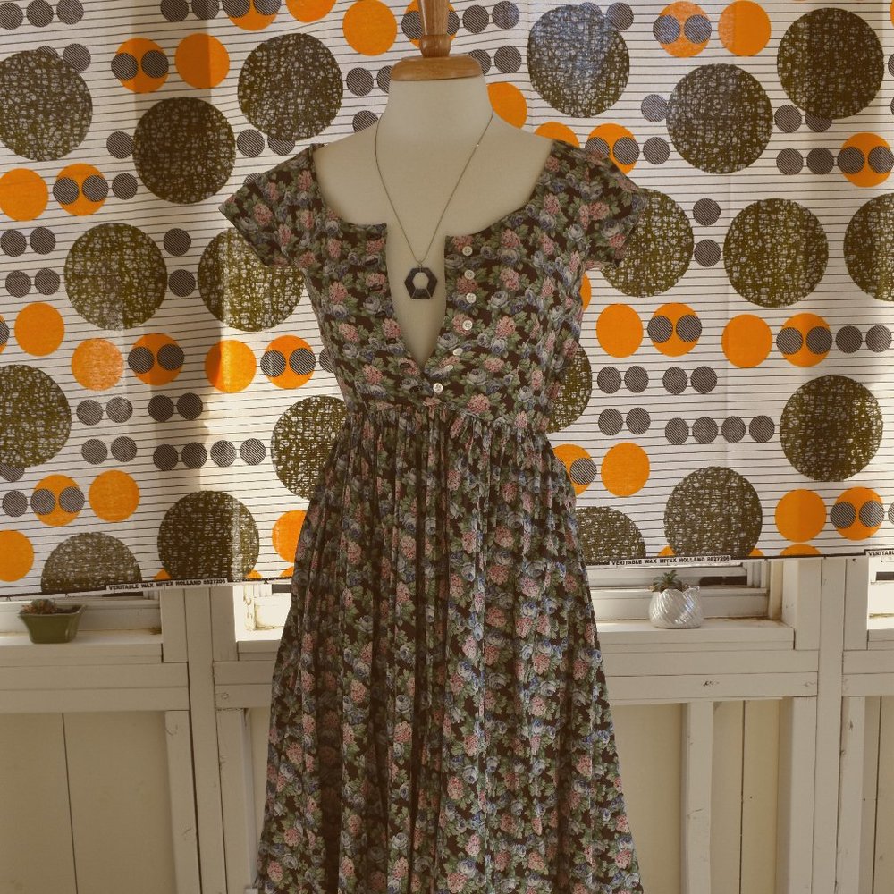 VTG handmade floral dress